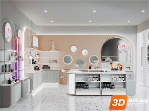Cosmetic Store Skp Files 